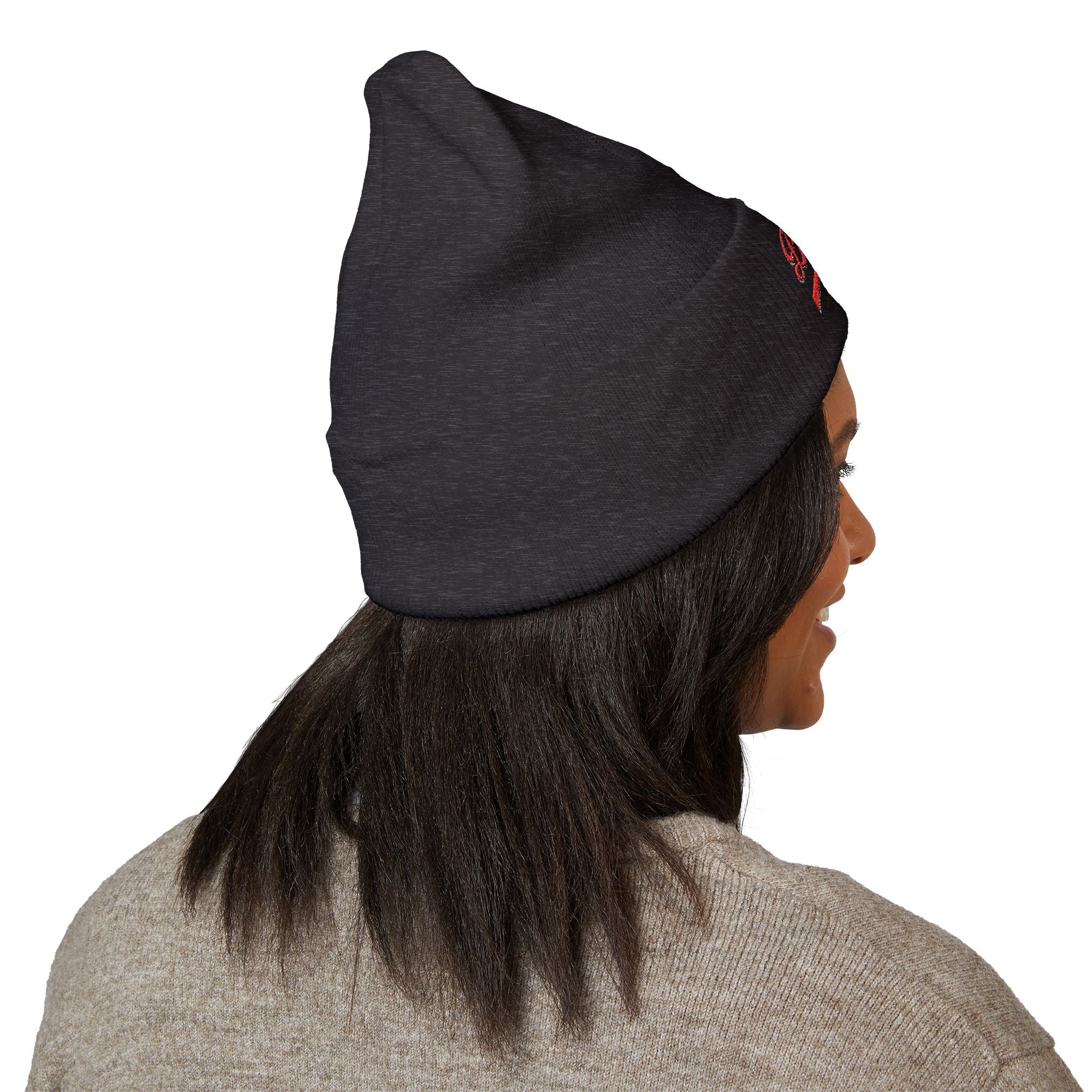 Classic Cuffed Beanie (Embroidered) | Available in Heather Gray and Dark Gray