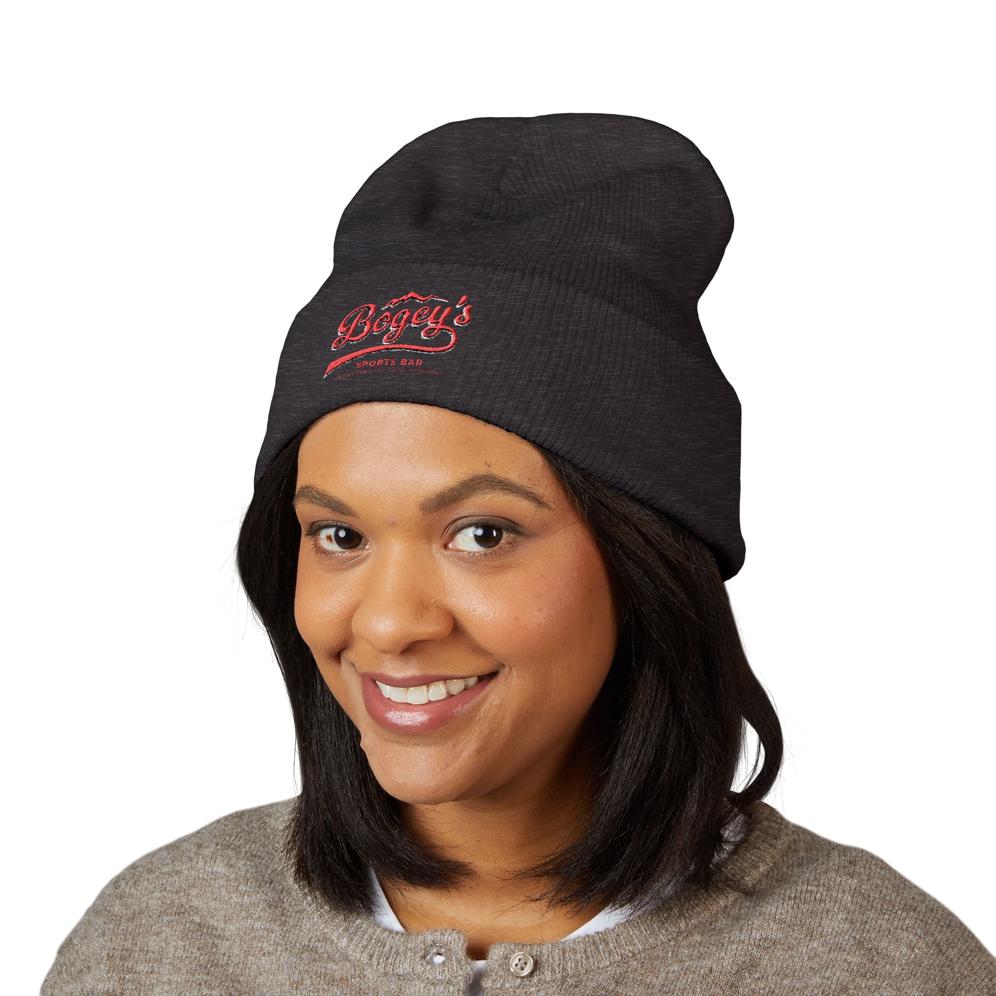 Classic Cuffed Beanie (Embroidered) | Available in Heather Gray and Dark Gray