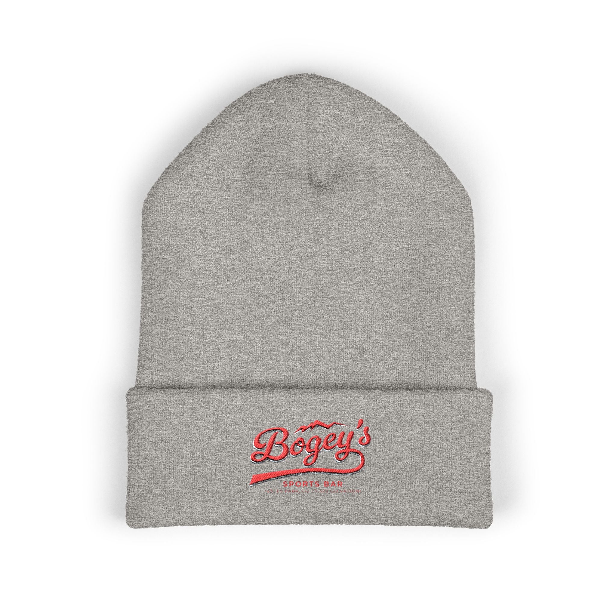 Classic Cuffed Beanie (Embroidered) | Available in Heather Gray and Dark Gray
