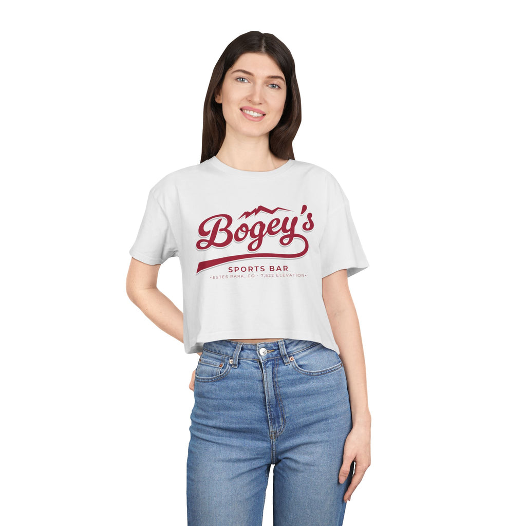 Women's Crop Tee | Available in White and Coal