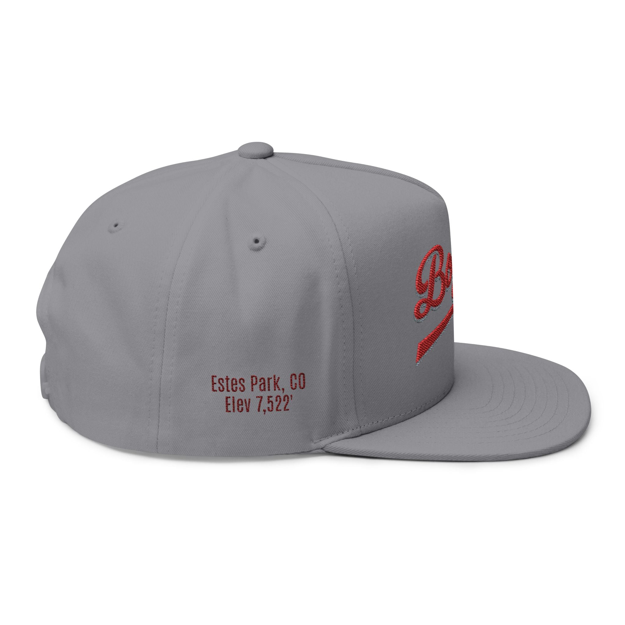 Flat Bill Cap (Embroidered) | Available in 3 different color options