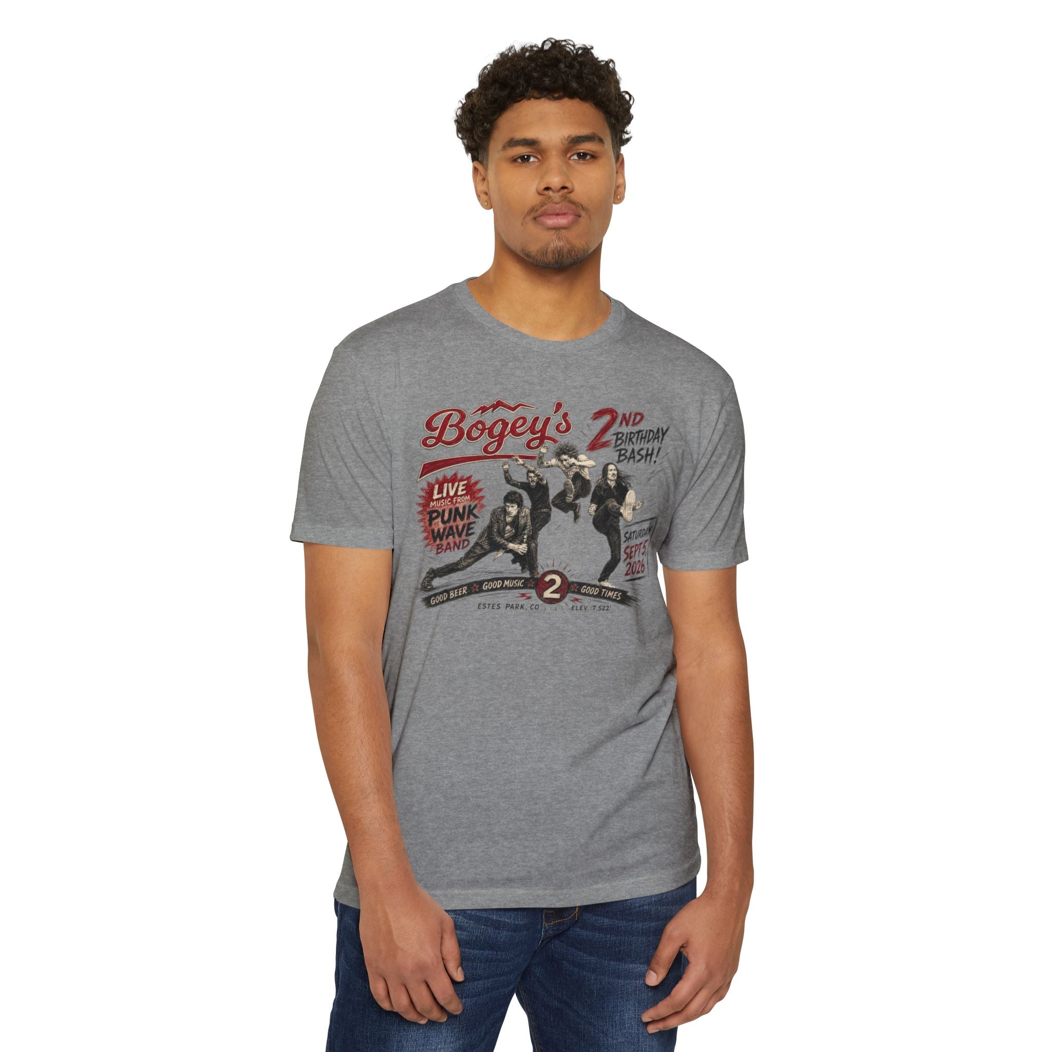 Bogey's 2nd Birthday Bash Vintage Punk Band T-Shirt