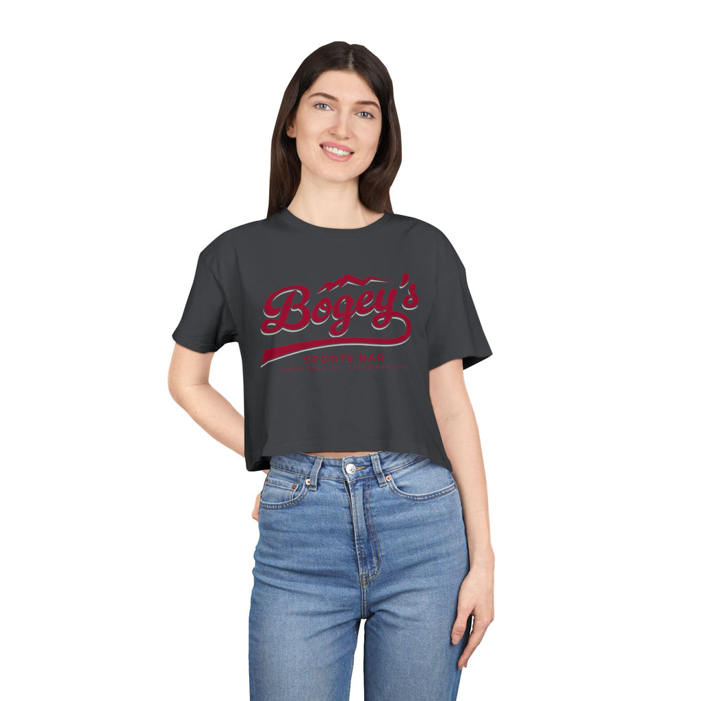 Women's Crop Tee | Available in White and Coal
