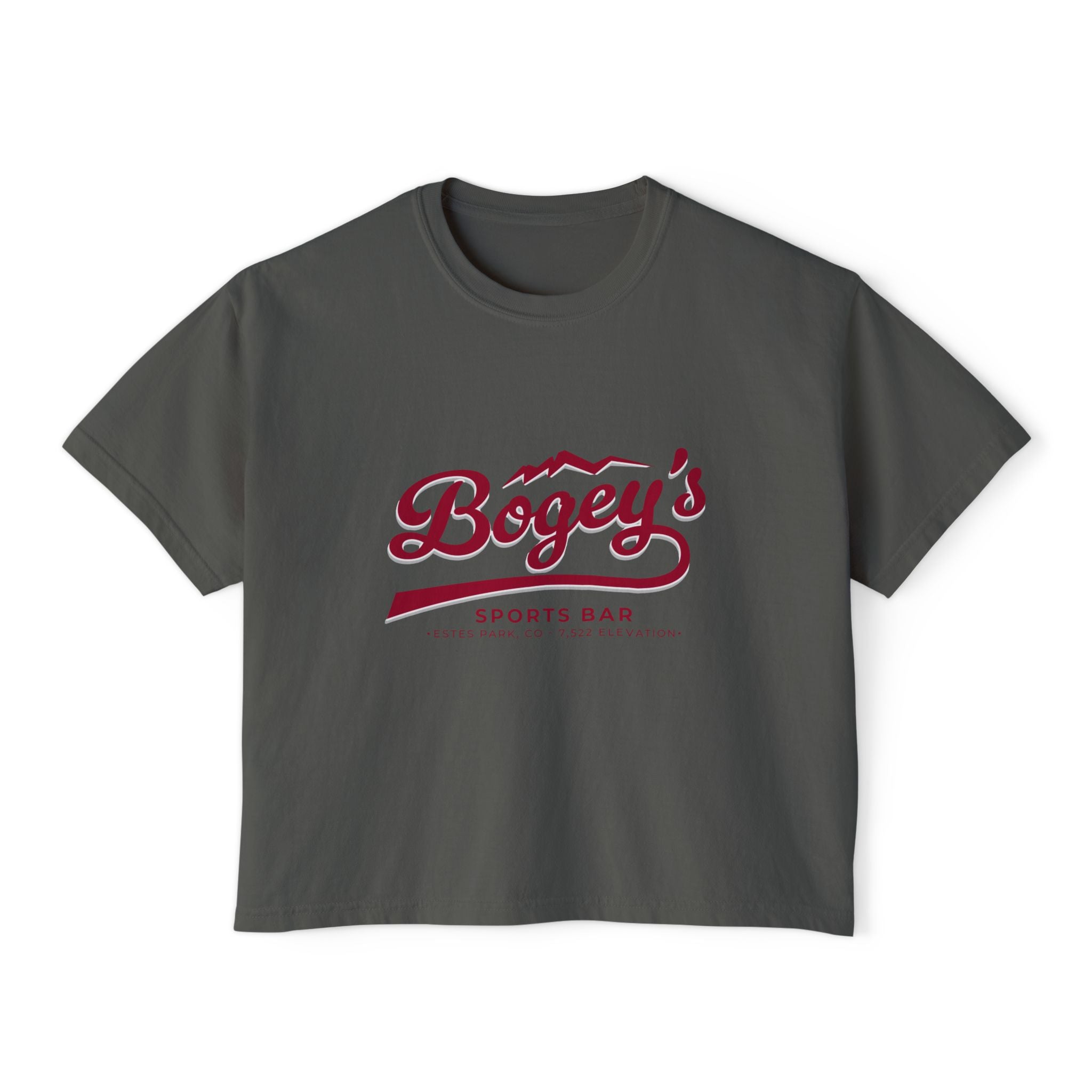 Women’s Boxy Tee | Available in Black and Gray