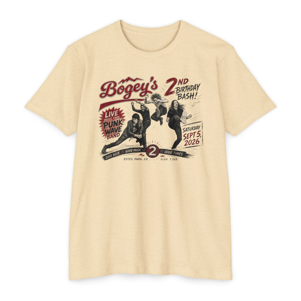 Bogey's 2nd Birthday Bash Vintage Punk Band T-Shirt