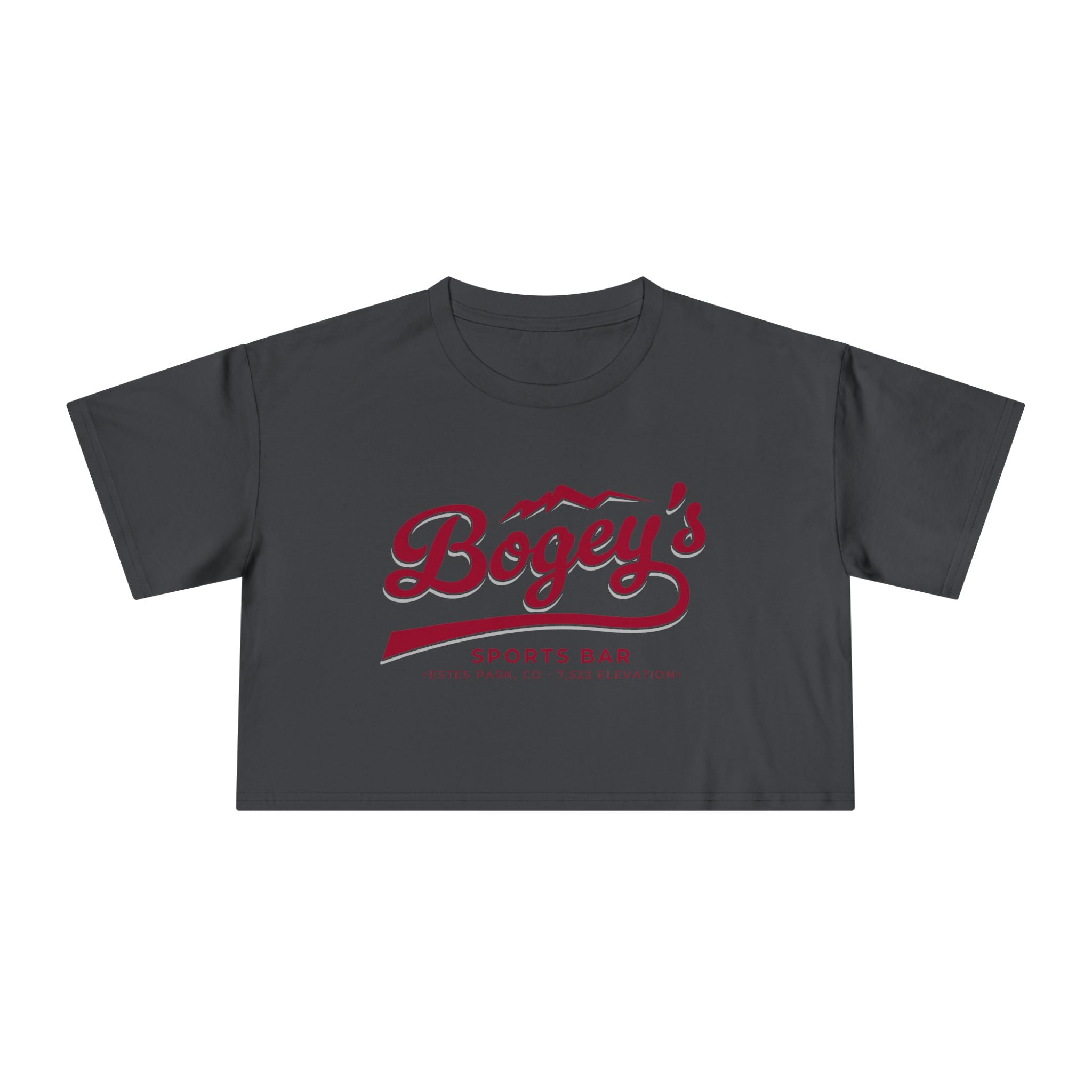 Women's Crop Tee | Available in White and Coal