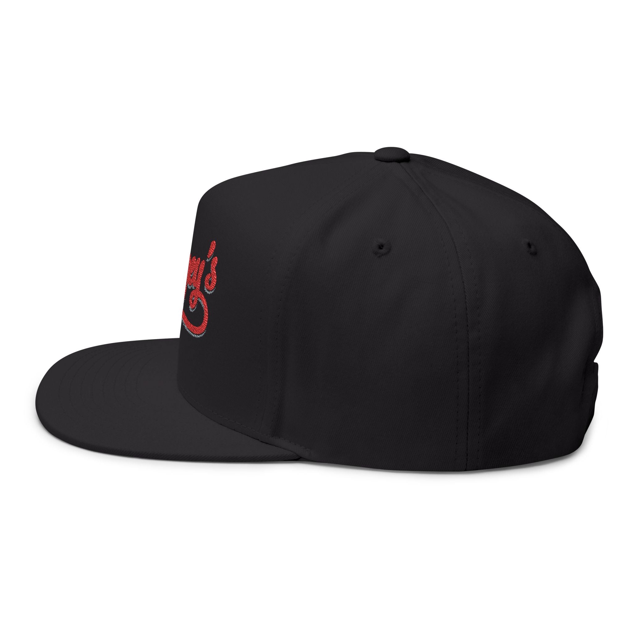Flat Bill Cap (Embroidered) | Available in 3 different color options