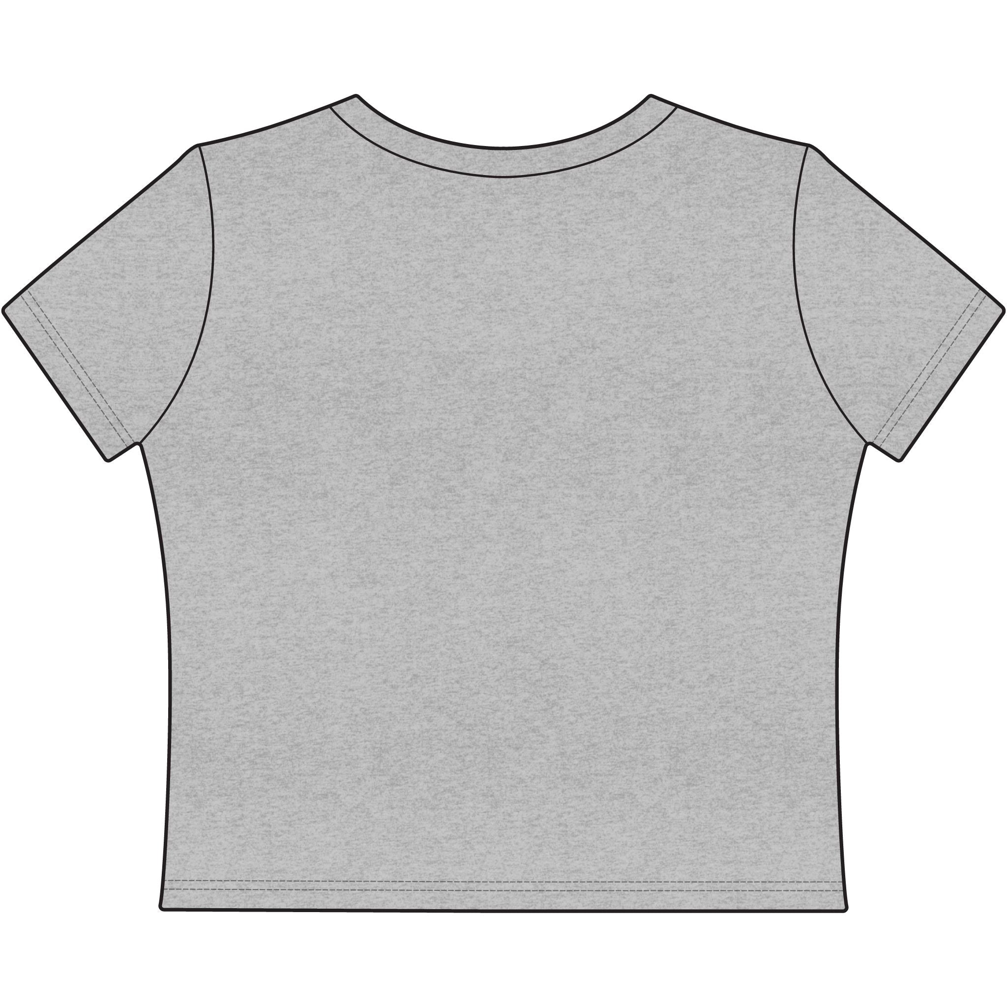 Women's Baby Tee - Available in Black and Athletic Heather