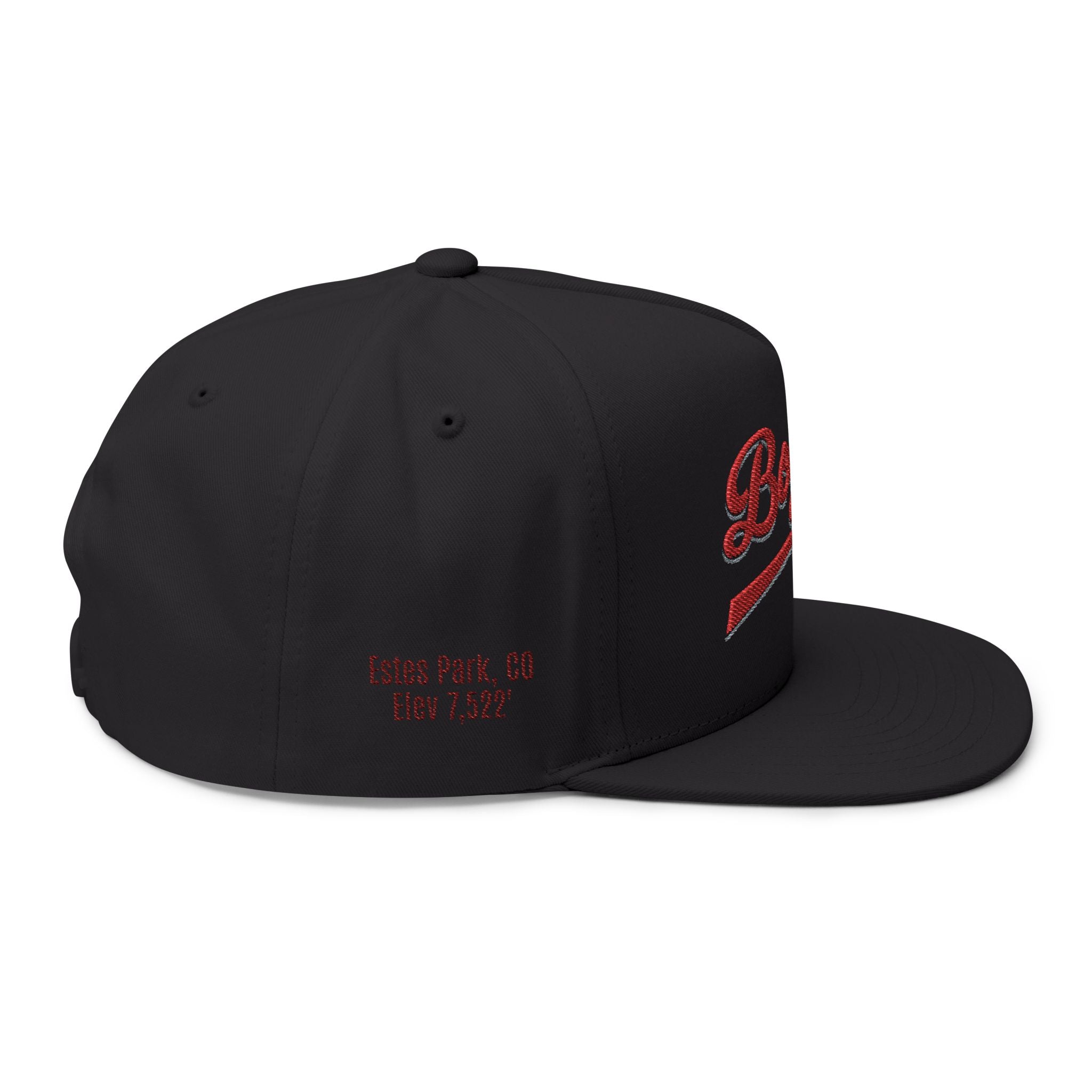 Flat Bill Cap (Embroidered) | Available in 3 different color options